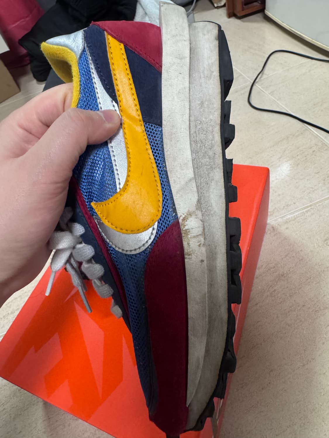 나이키 x 사카이 LD와플 블루 멀티 270사이즈 상품이미지5