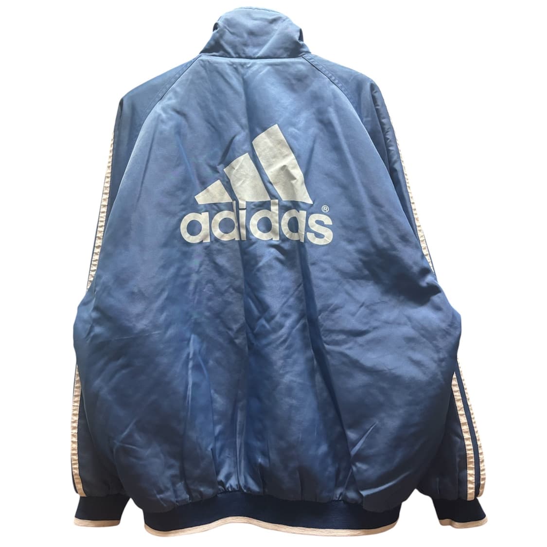 [ADIDAS] 아디다스 빅로고 삼선 싸커 자켓 블루 상품이미지2