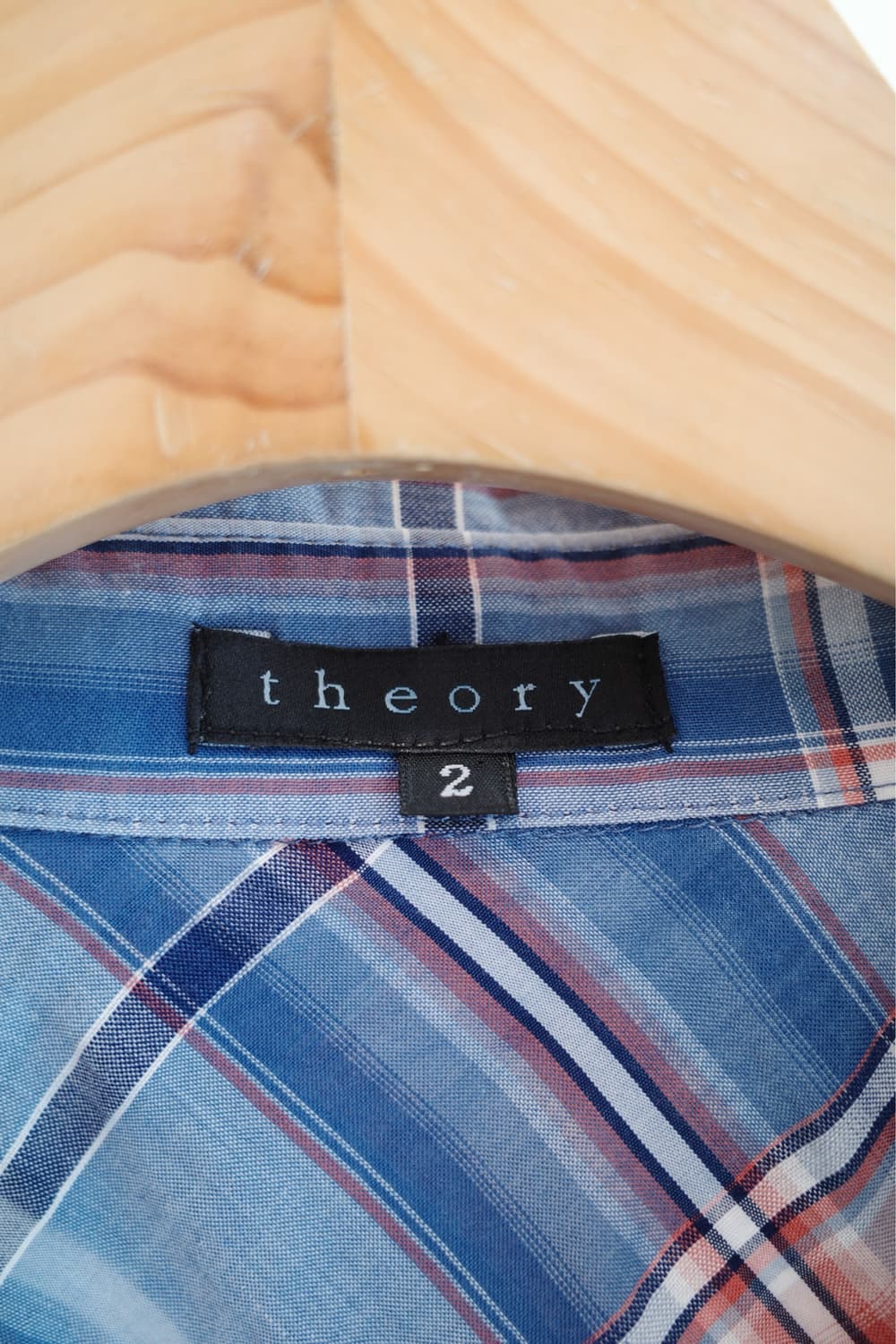 theory 띠어리 체크패턴 포켓 셔츠 상품이미지3