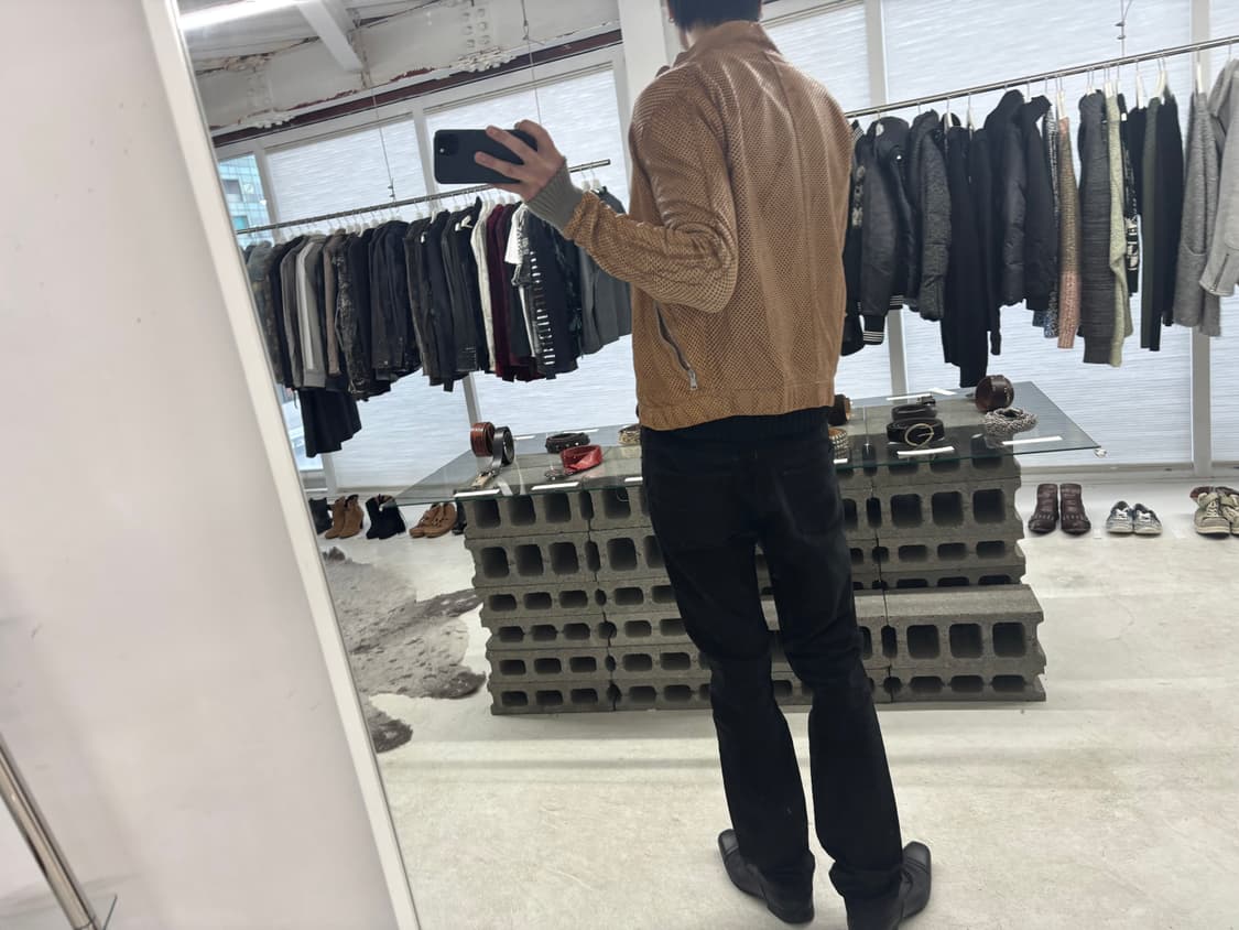 디올옴므 왁스 데님 팬츠 상품이미지8