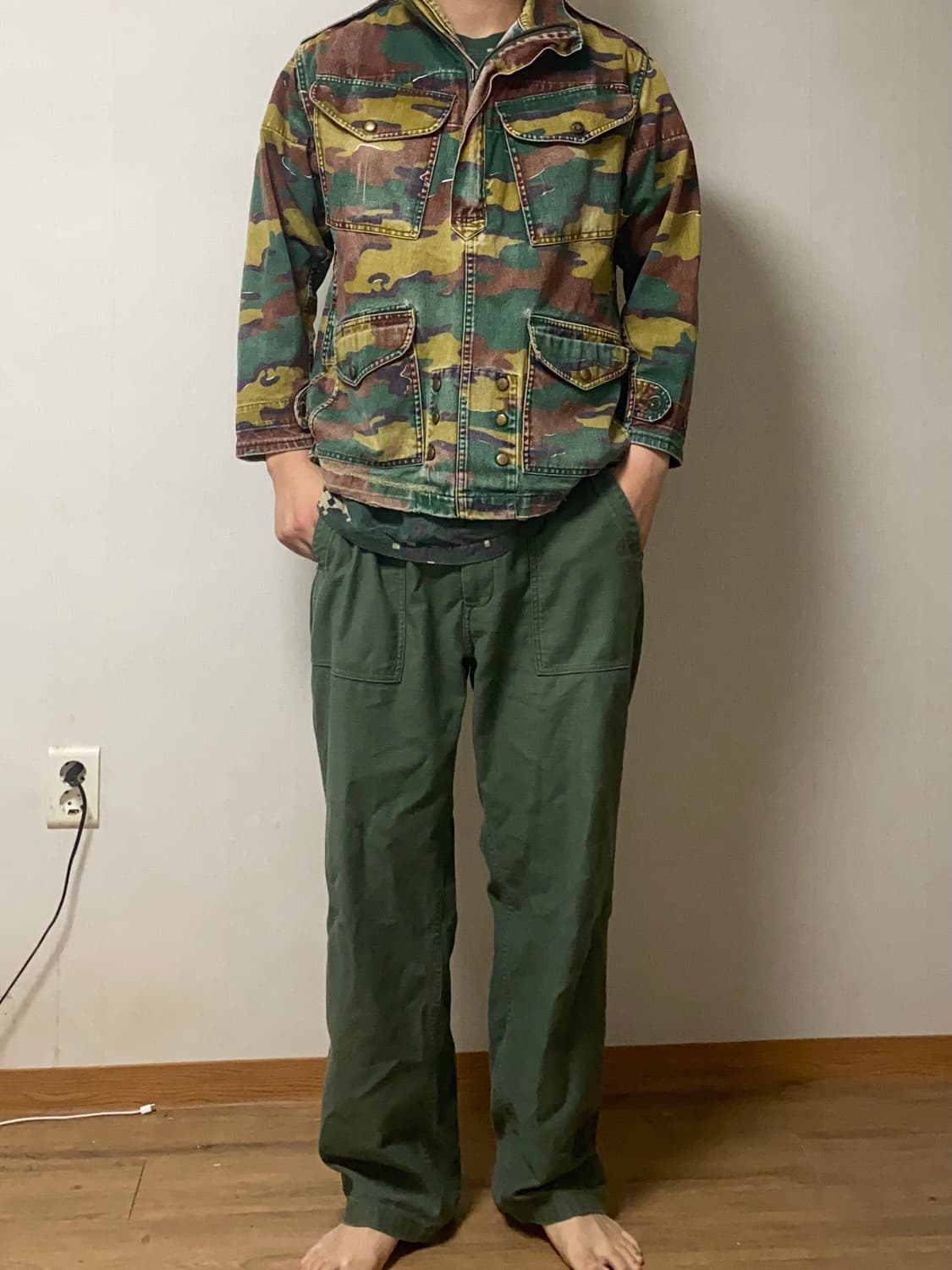 70s 벨기에군 강습 자켓 상품이미지1