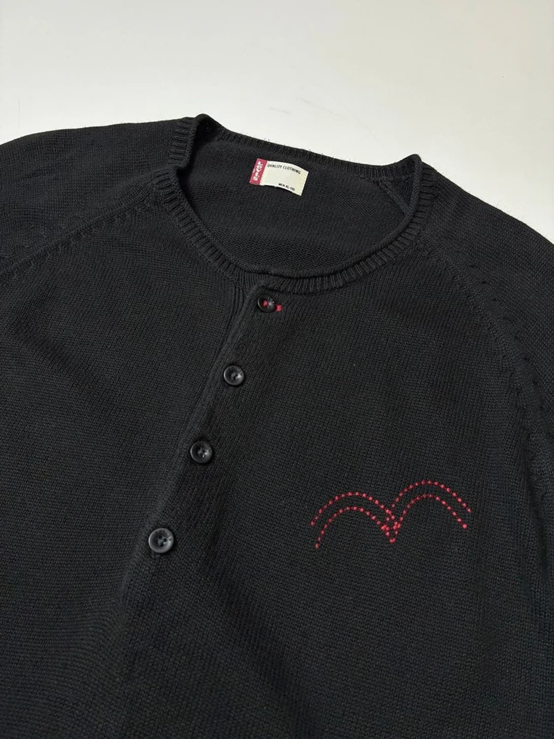 리바이스 00's 블랙 헨리넥 니트 PN8767 상품이미지4