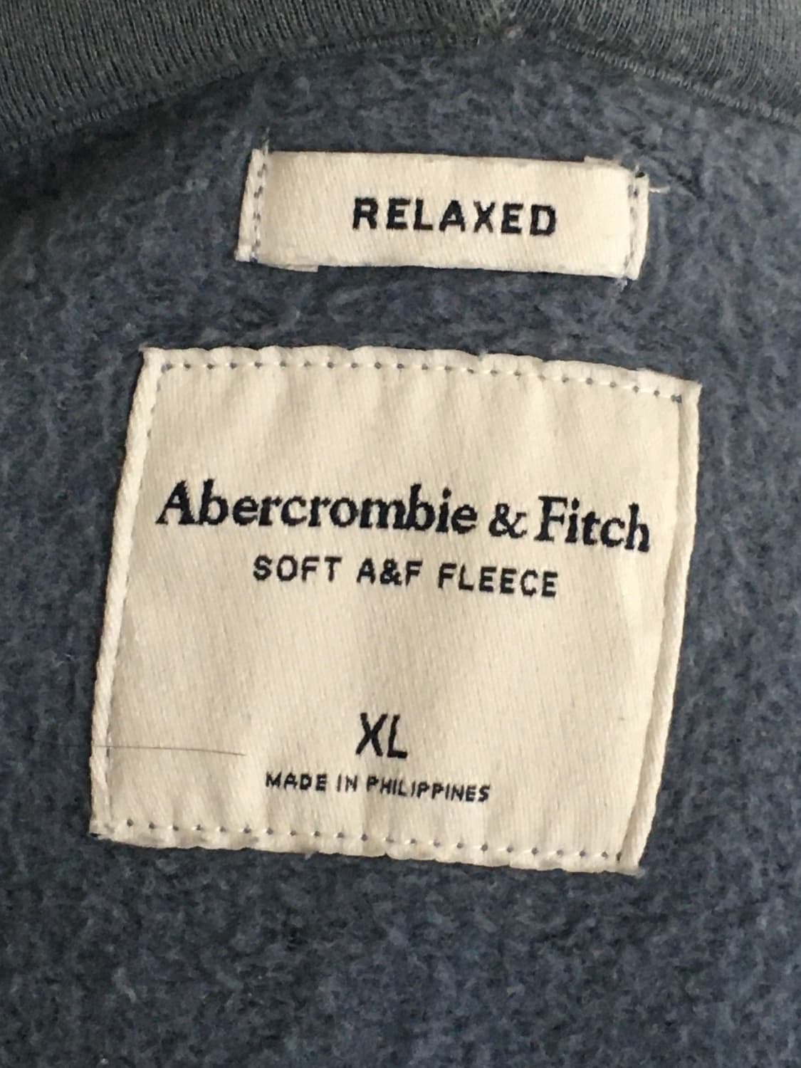 아베크롬비 빈티지 블루 후드집업 상품이미지3