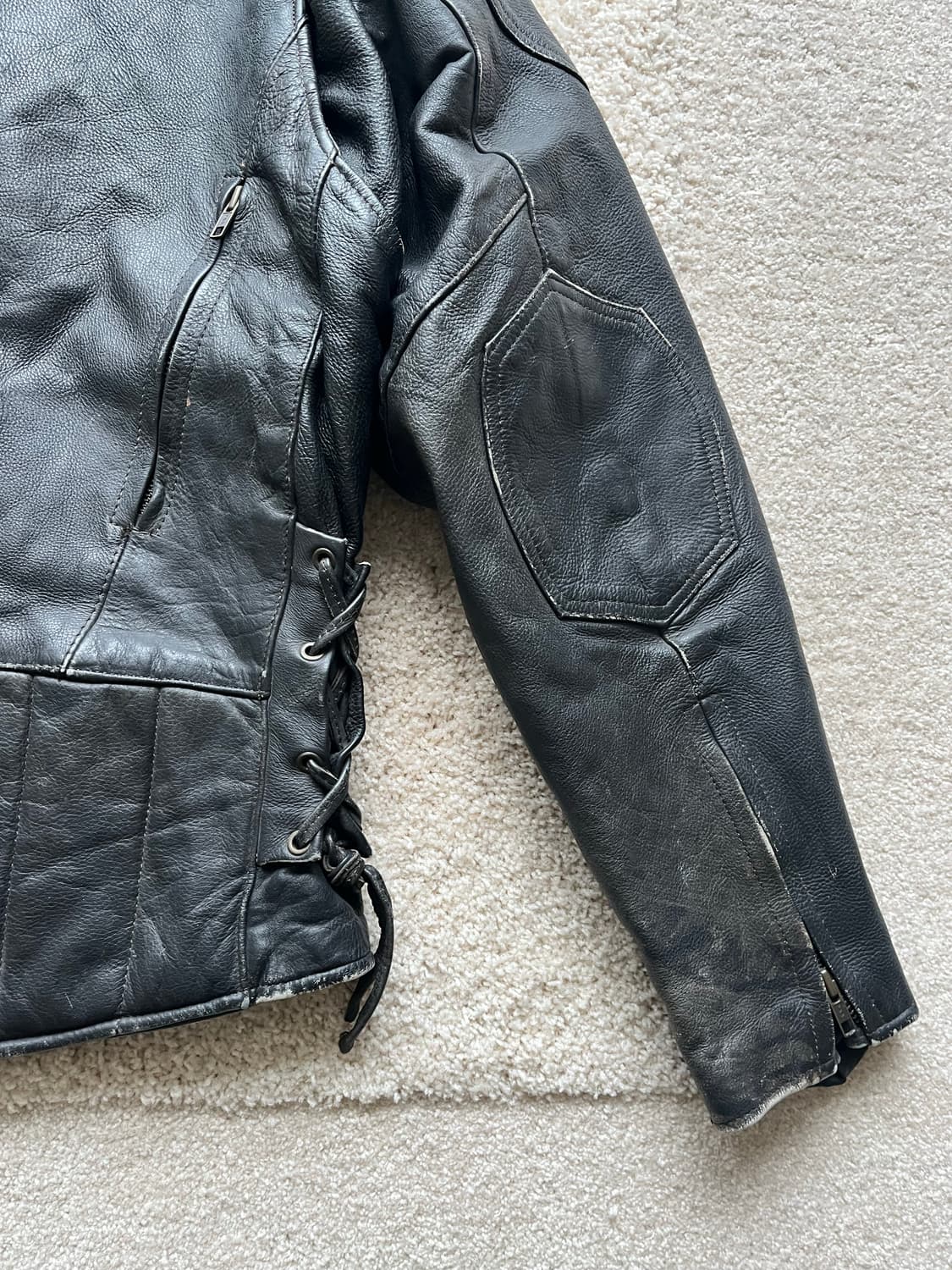 유닉 레더 바이커 자켓 (105-110) 상품이미지10