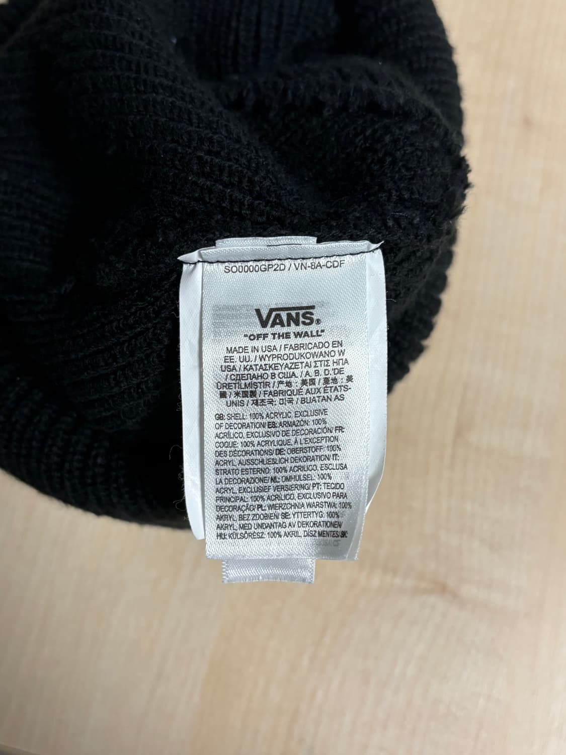 반스 비니 made in usa 상품이미지3