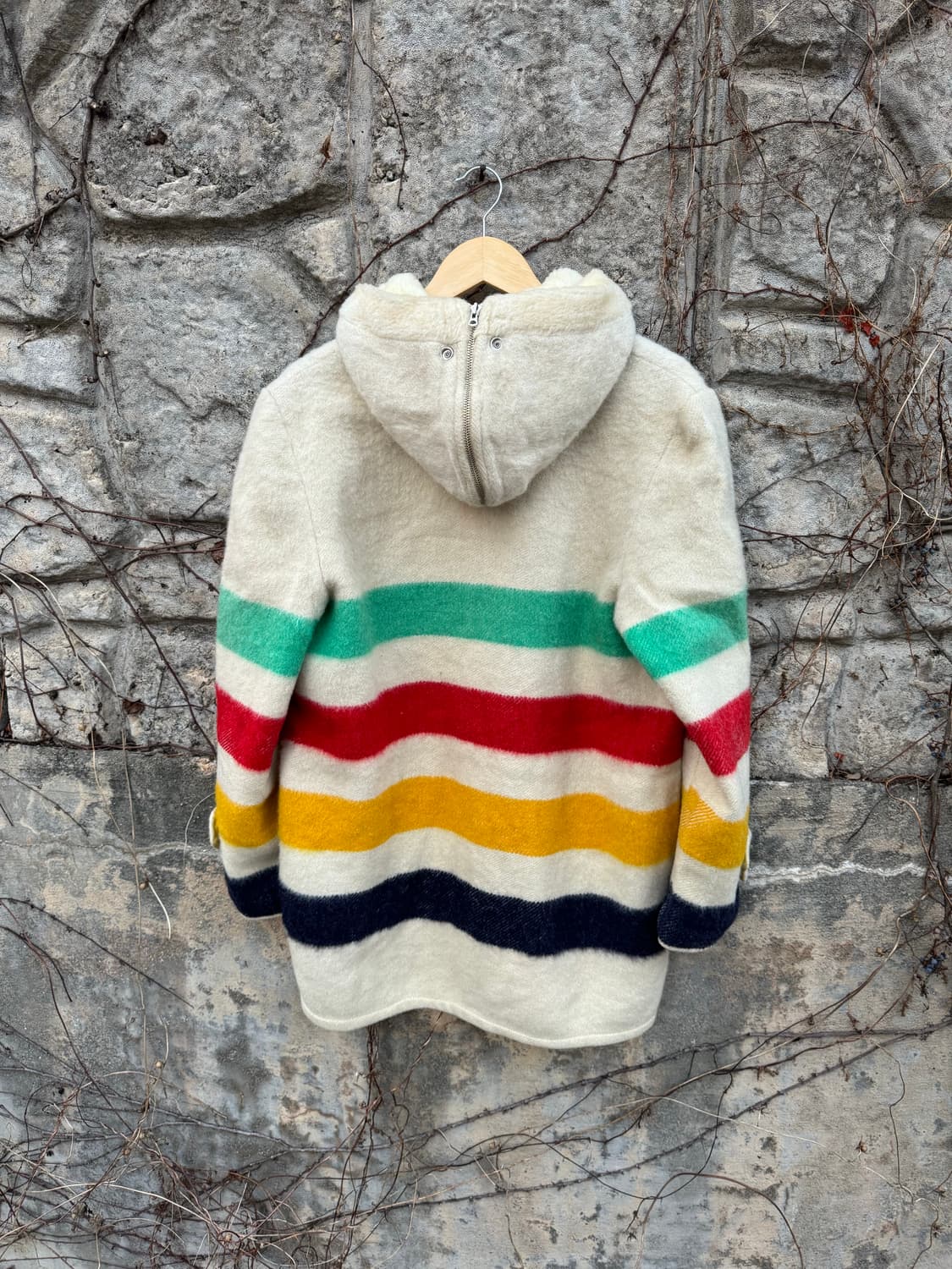 50s 허드슨베이 빈티지 양모 블랭킷 코트 상품이미지2