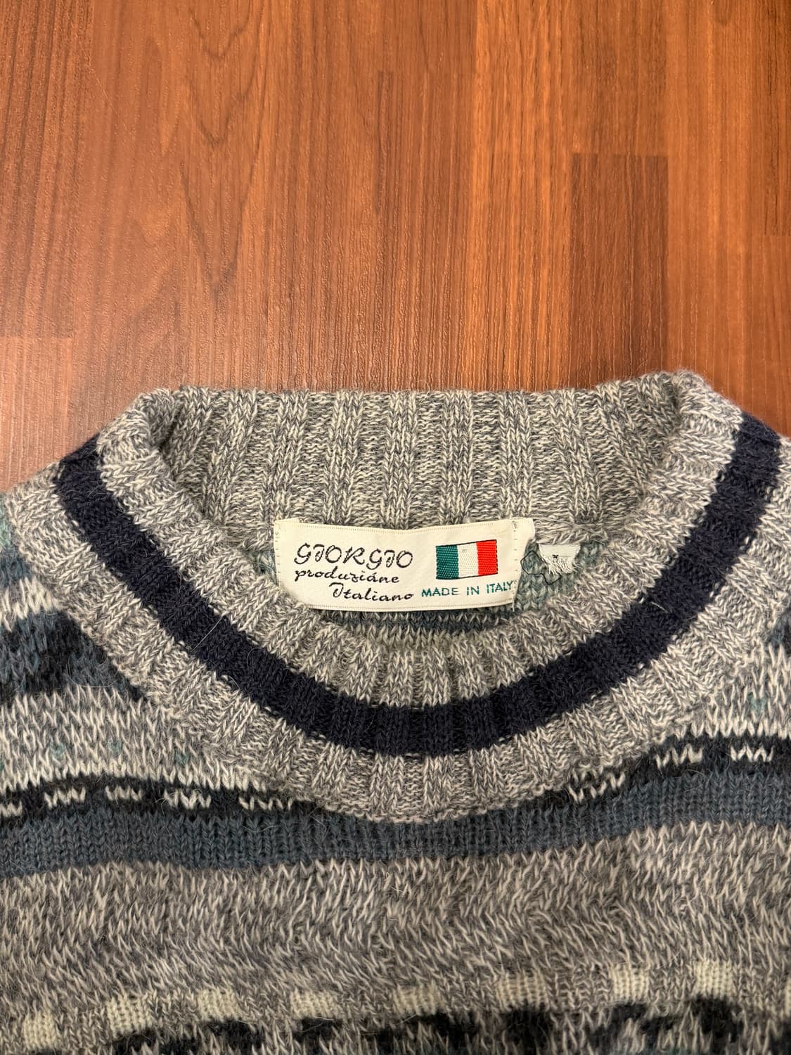 00s Giorgio 빈티지 알파카 울 니트 (made in Italy) 상품이미지7