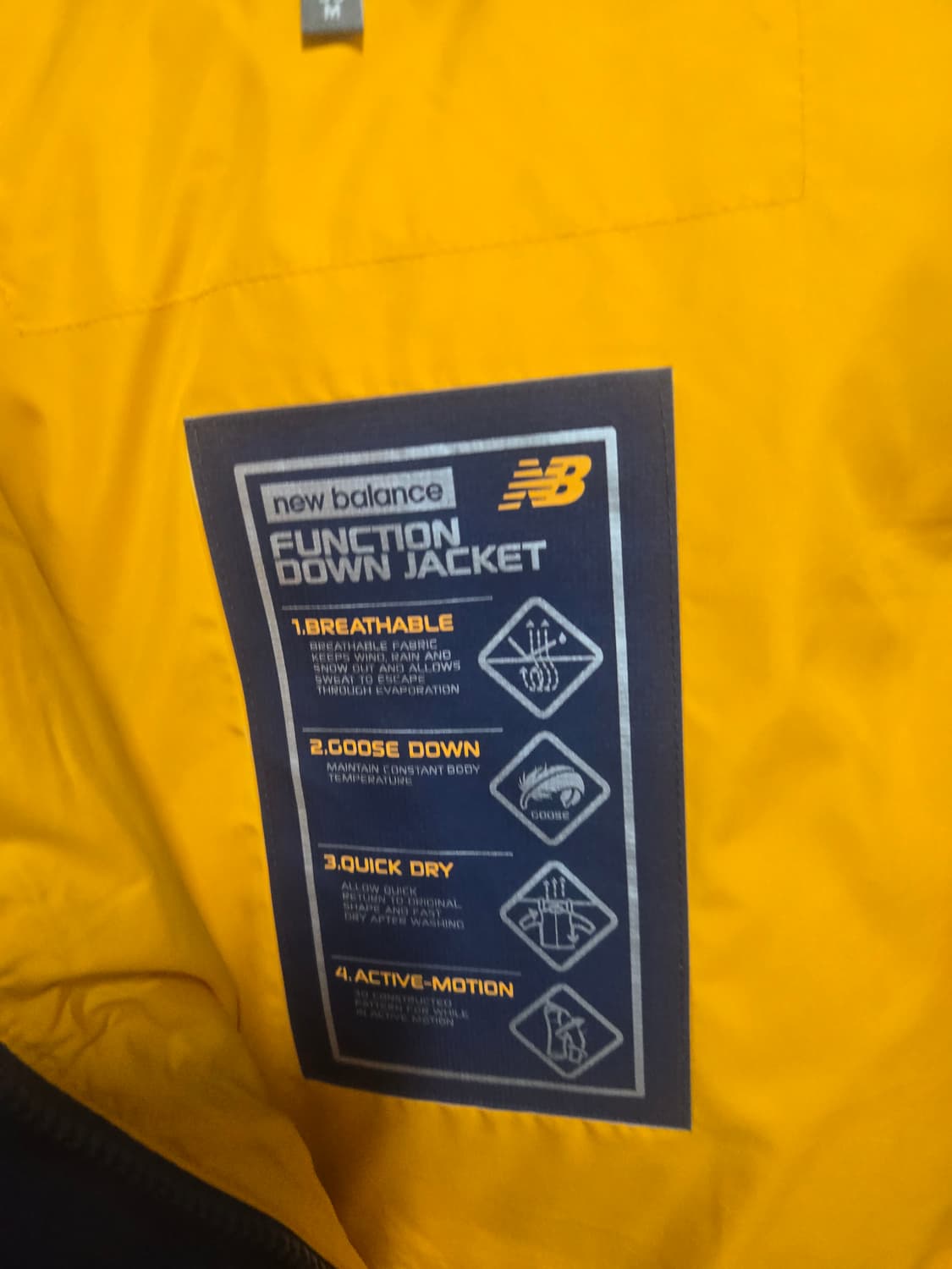 뉴발란스 구스다운 패딩 95 공용 상품이미지5