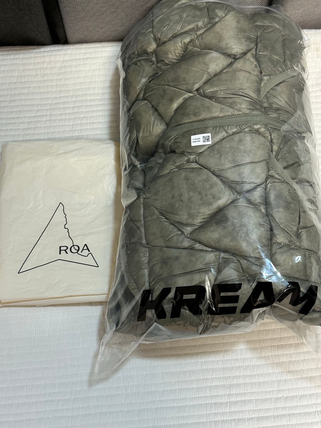 로아 누나 800 필 파워 후드 다운 자켓 세이지 그린 M 상품이미지3