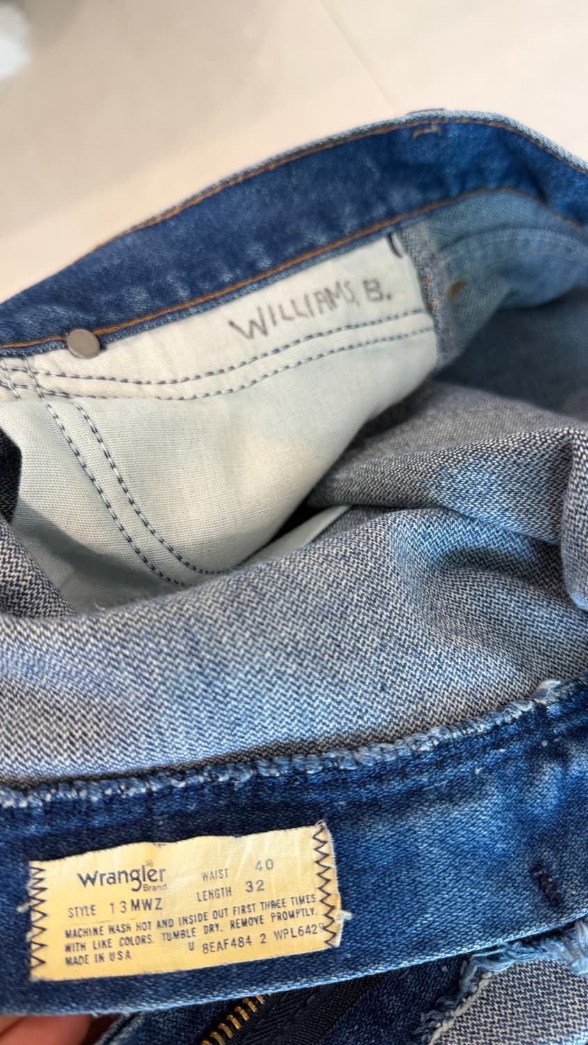 70s-80s USA 랭글러 13MWZ (40x32) wrangler 상품이미지6