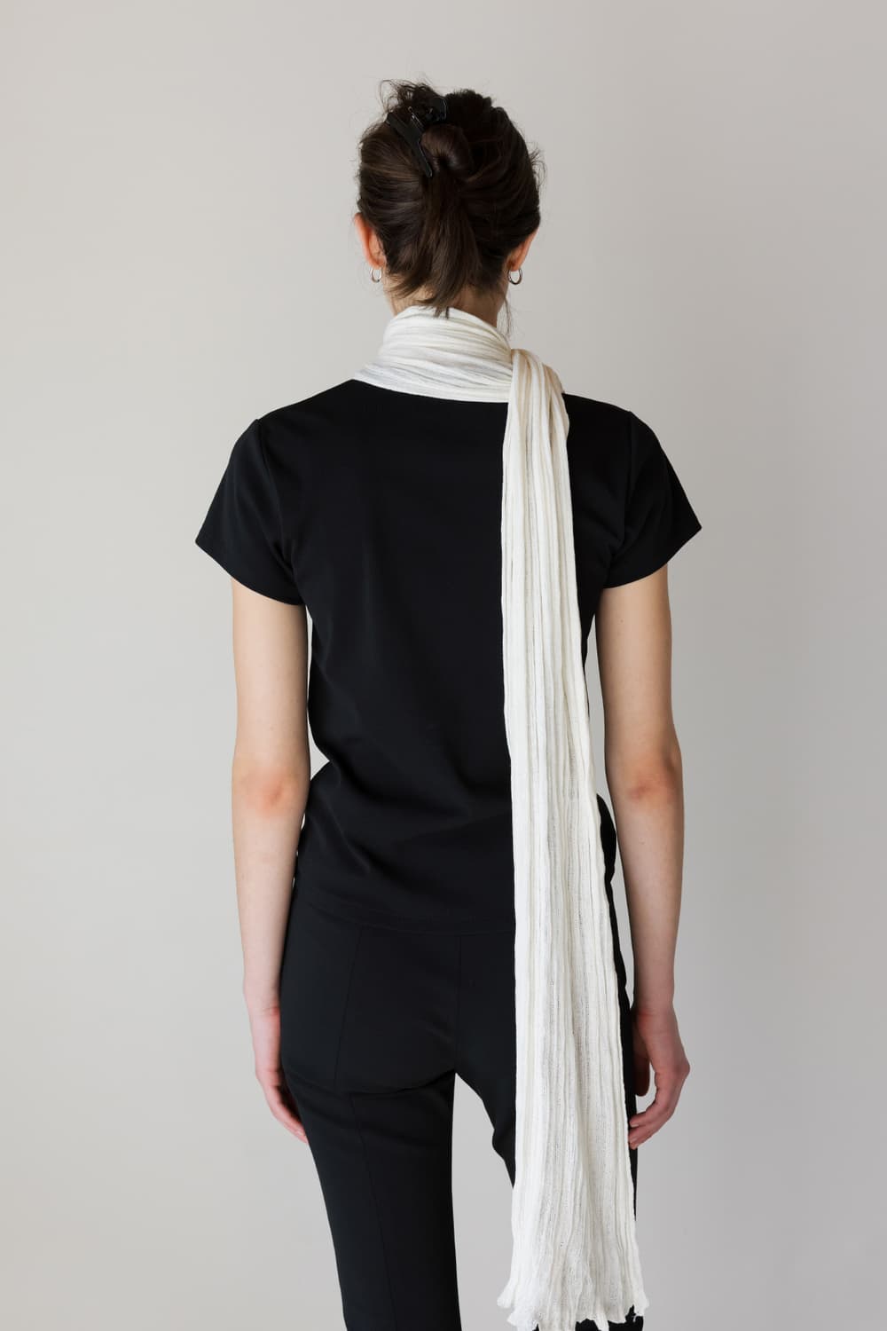 수아마르 Rua Wrinkle Scarf (Cream) 상품이미지2