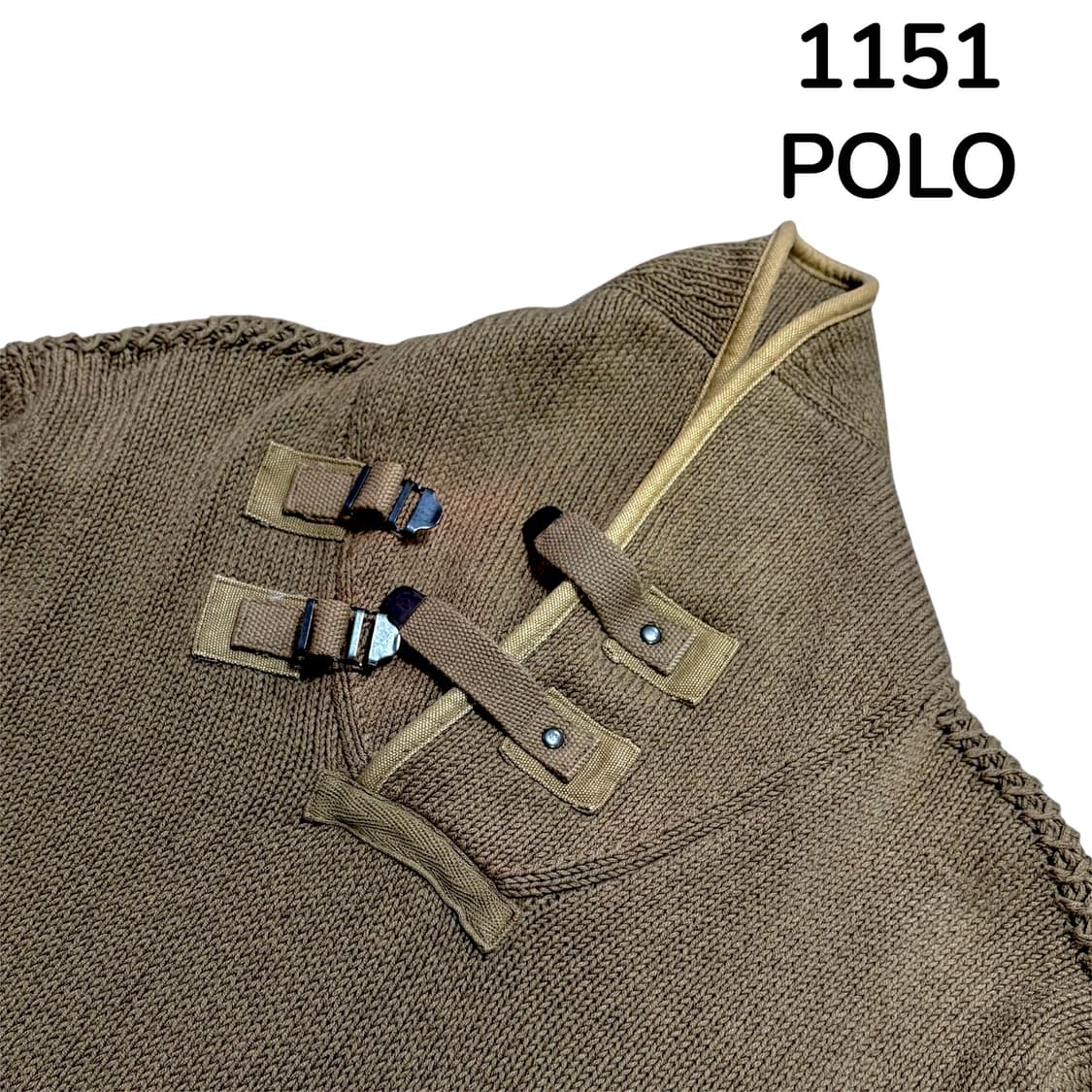 대장급 폴로 랄프로렌 브라운 아카이브 니트 XL 상품이미지4