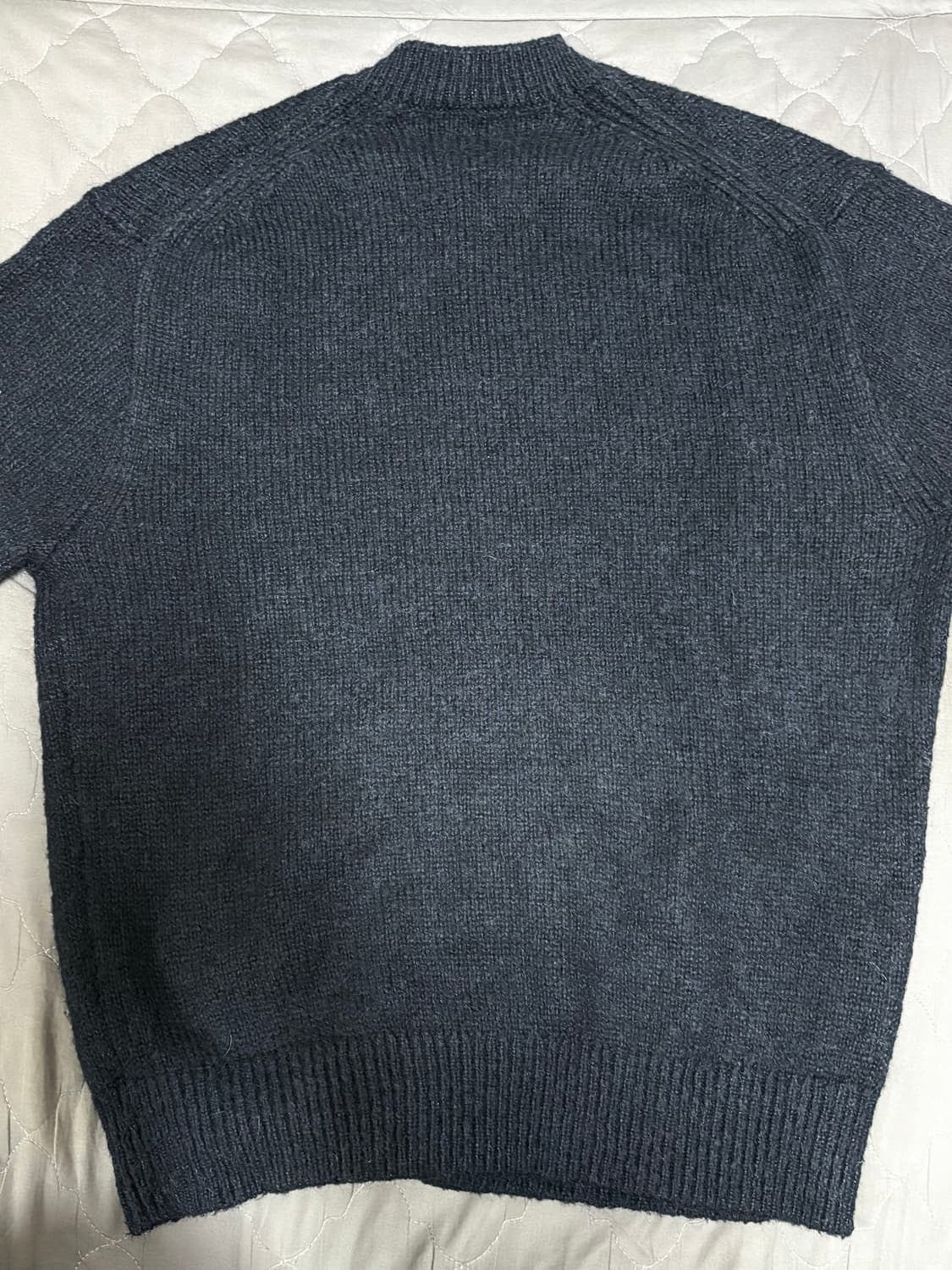 유니클로U 크루넥 니트 (네이비) 상품이미지3