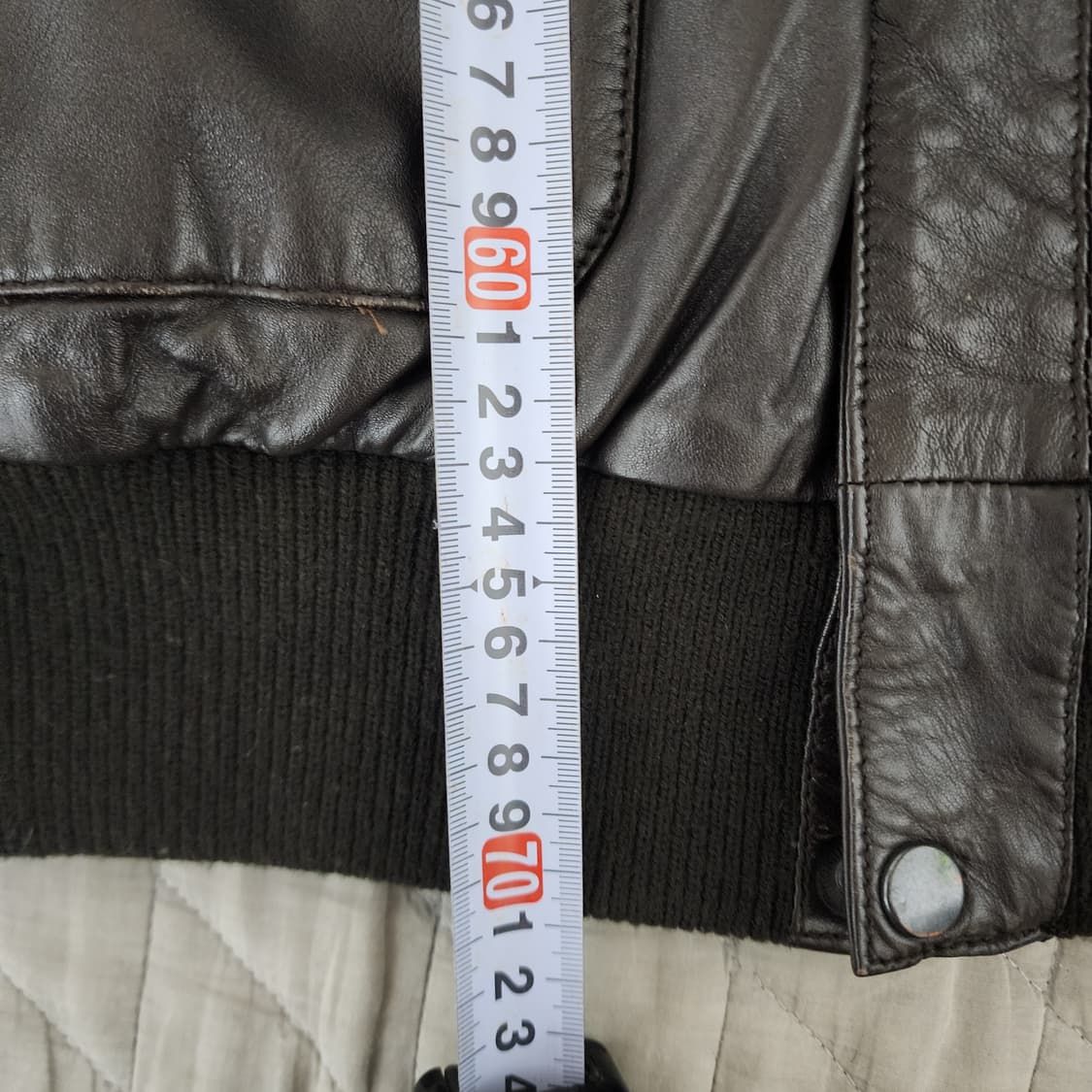 [XL] 빈티지 Burk's BaY NRA 리얼 레더 패치 자켓 상품이미지10