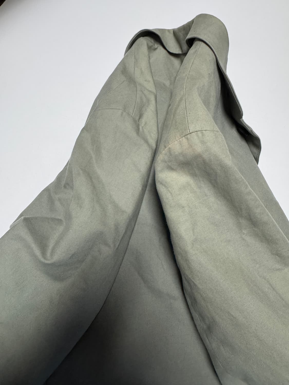 코오롱 커스텀멜로우 코튼 린넨 하프 코트 자켓 XL 상품이미지3