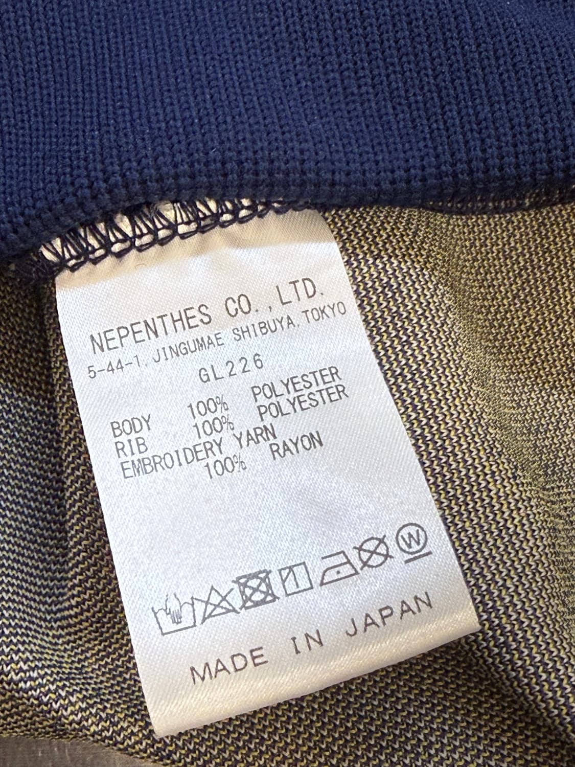 Needles Track Suit Butterfly Navy 상품이미지4