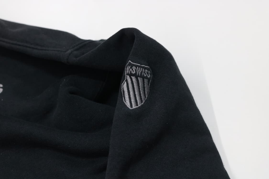 K-SWISS 케이스위스 빈티지 브이 가젯 자수 로고 블랙 맨투맨 (M) 상품이미지6