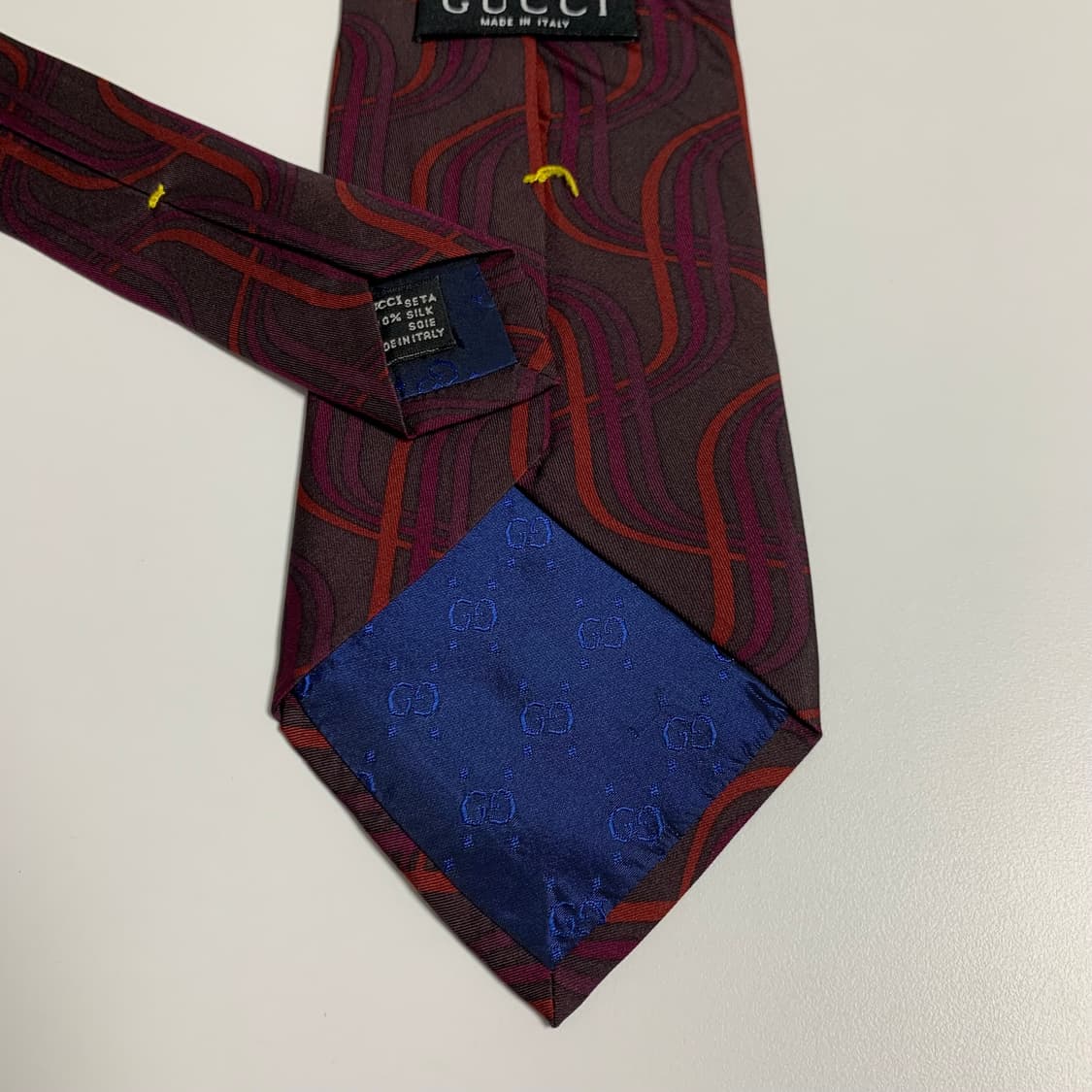 구찌(GUCCI) 명품넥타이 새상품급 정장룩코디 S등급 9.5cm 상품이미지6