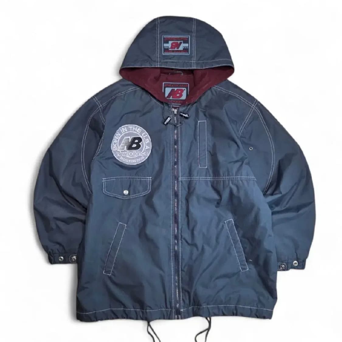 90s 올드스쿨 뉴발란스 빅로고 멀티포켓 자켓 (실2XL) 상품이미지1