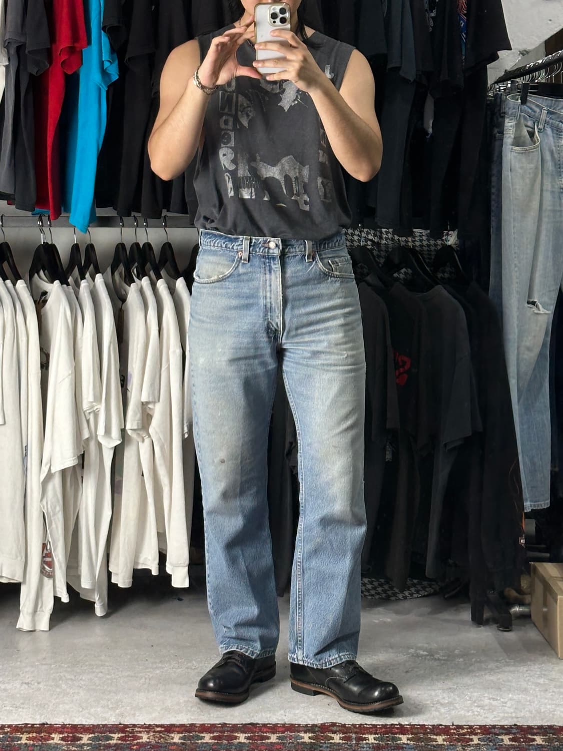90's USA Made 빈티지 리바이스 517 부츠컷 상품이미지2