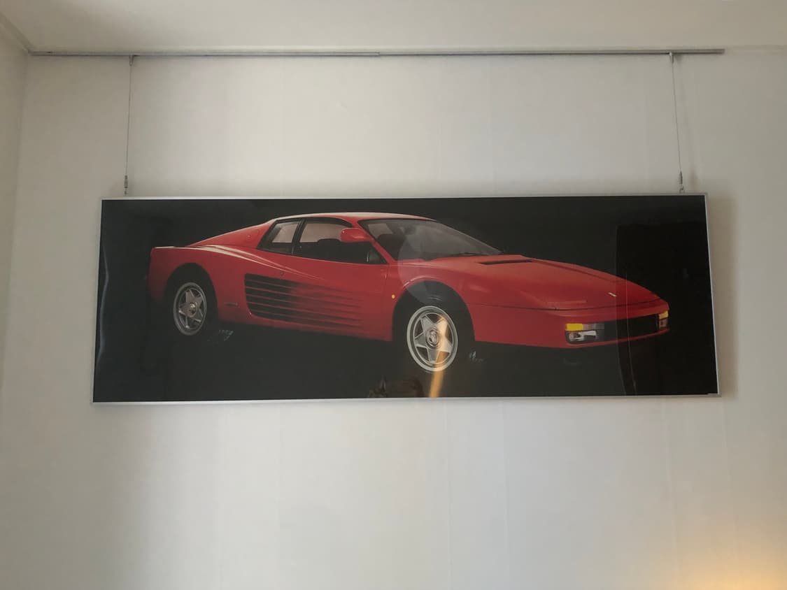 Vintage 1980 Ferrari Testarossa poster 상품이미지3
