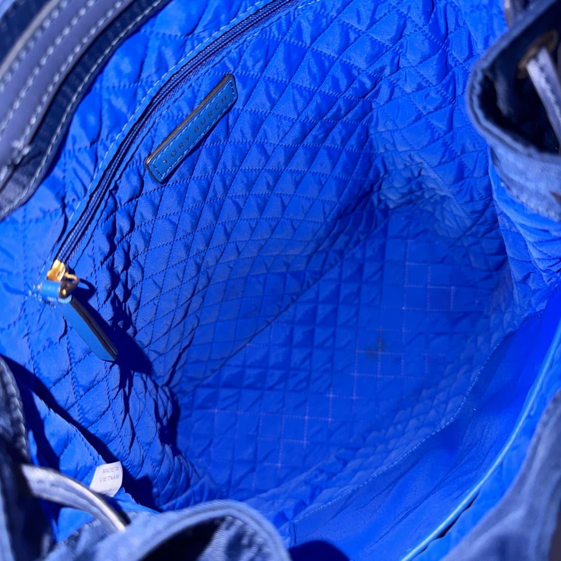 토리버치 나일론 투포켓 백팩 블루 상품이미지7