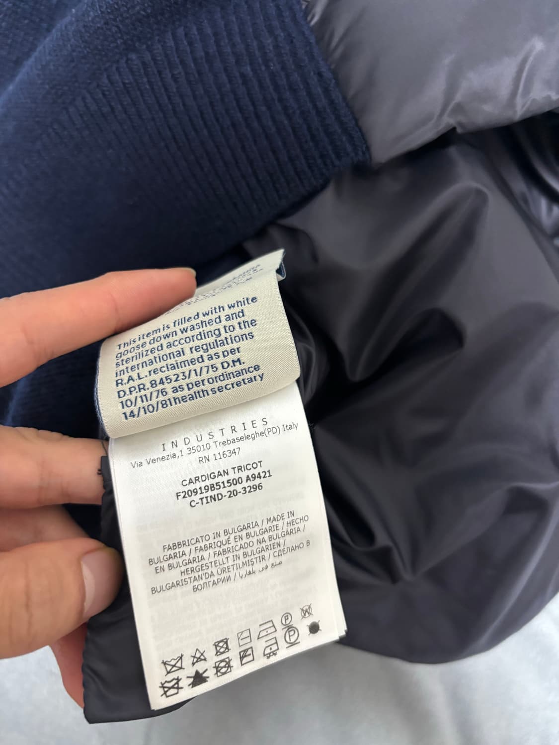 몽클레어 암밴드 니트패딩 상품이미지3