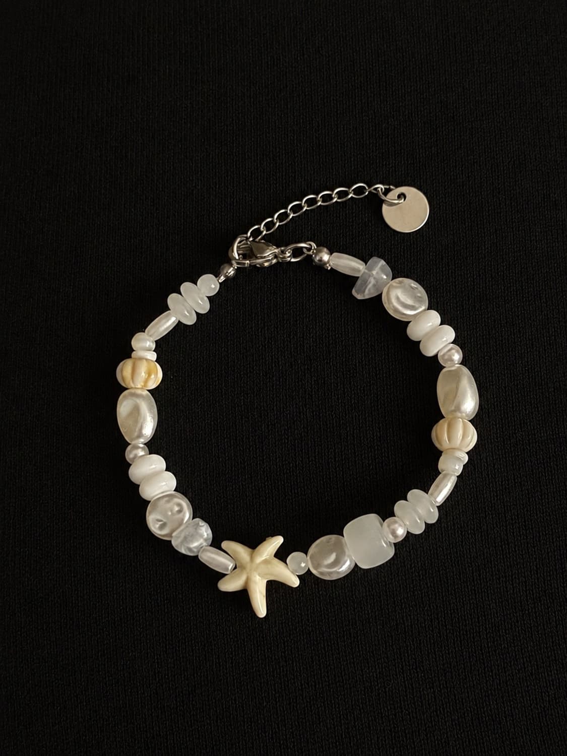 [담슨] 화이트 펄 팔찌 White Pearl Bracelet 상품이미지1