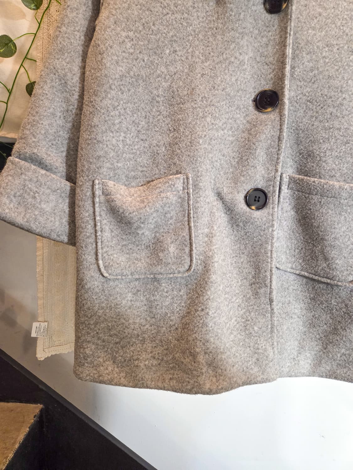 그레이 아방핏 후드 코트 상품이미지3