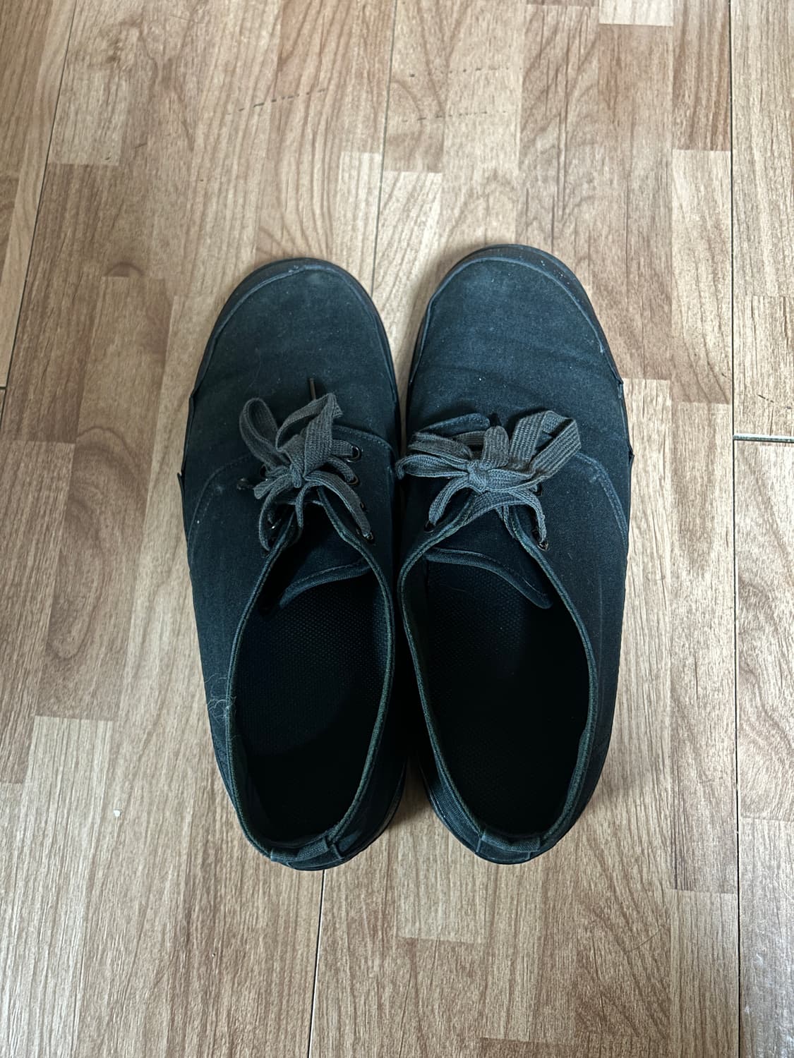 요지 야마모토 캔버스 덱 슈즈 (Black) 상품이미지3