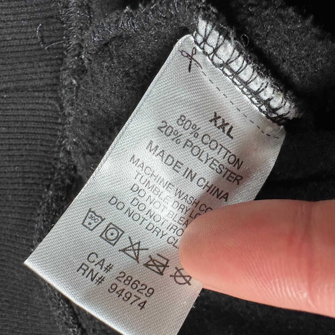 스투시 스타로고 블랙 오버사이즈 후드티  상품이미지8