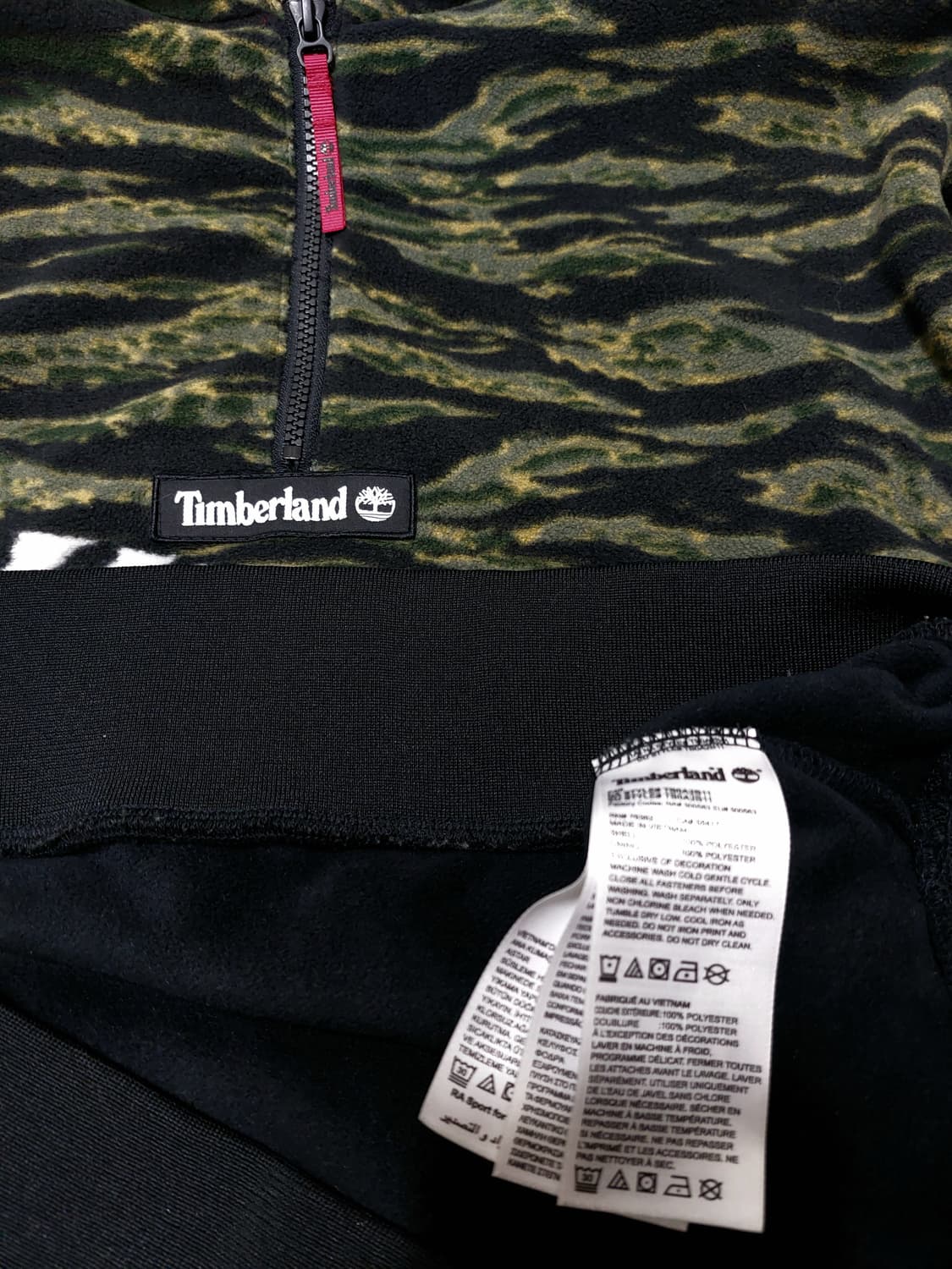 팀버랜드 플리스 후드 반집업 105~110 상품이미지6