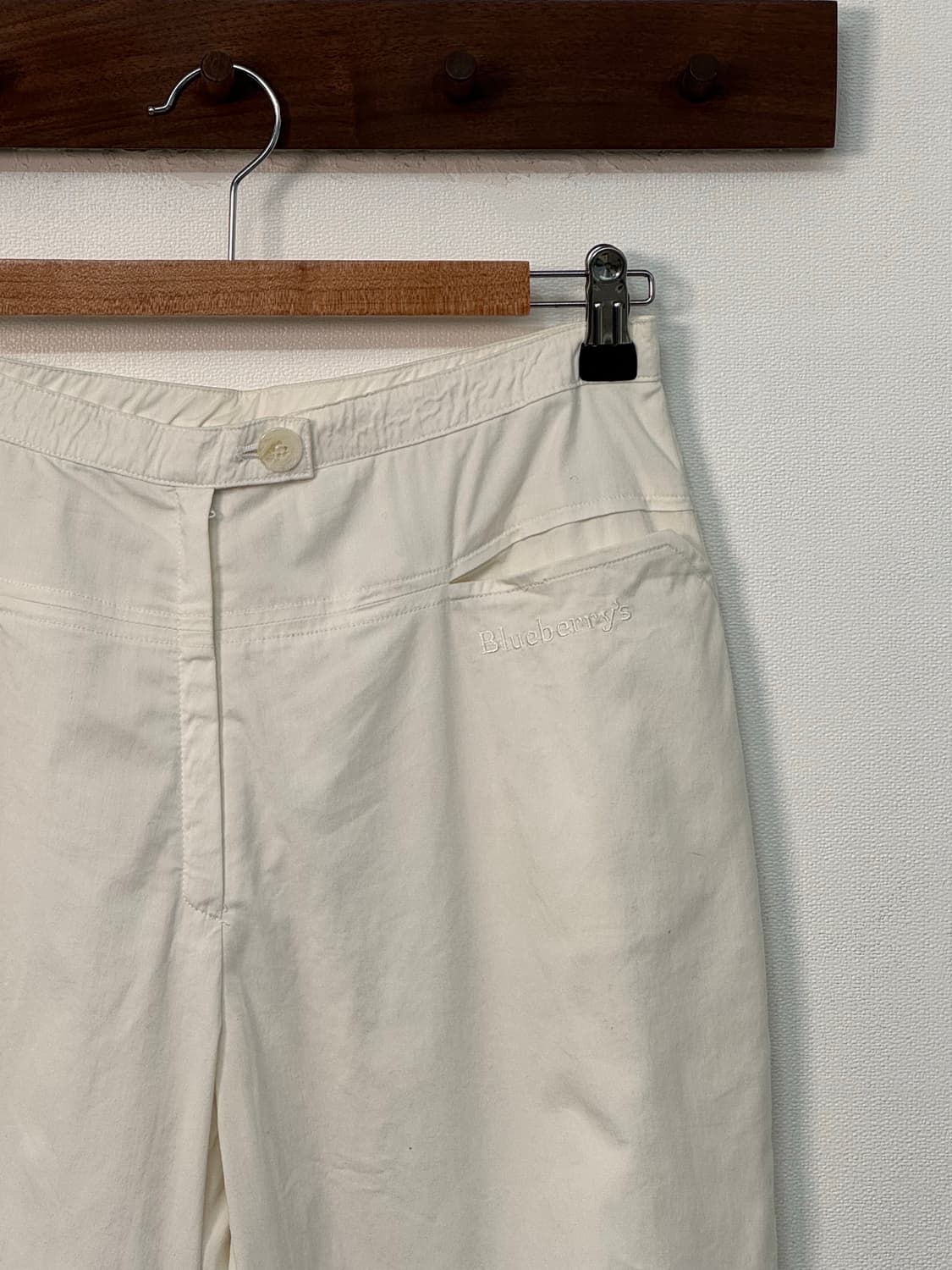 버버리 화이트 팬츠/P13 상품이미지1