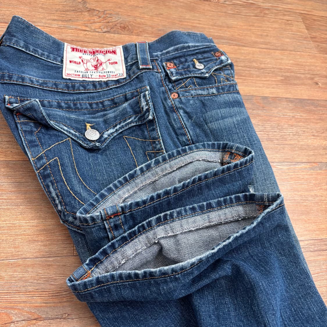 트루릴리젼 33 청바지 미국 수입 정품 빌리 로라이즈 부츠컷 상품이미지8