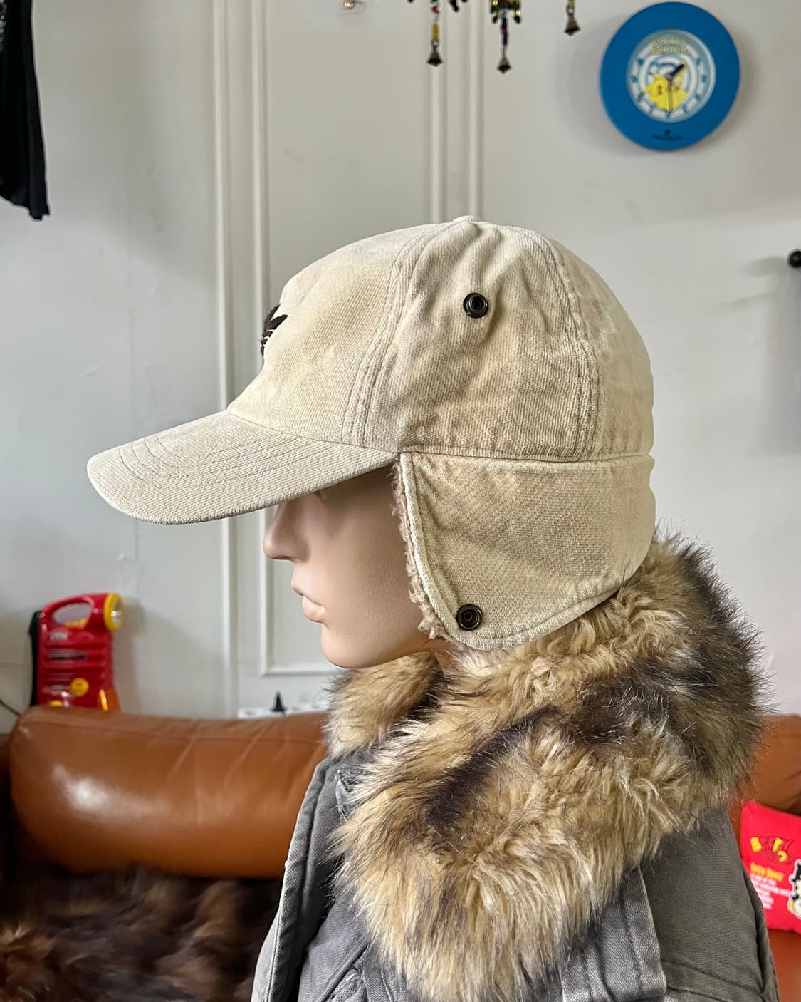 1980s Adidas Archive Fur Ear-Flap Cap 상품이미지3