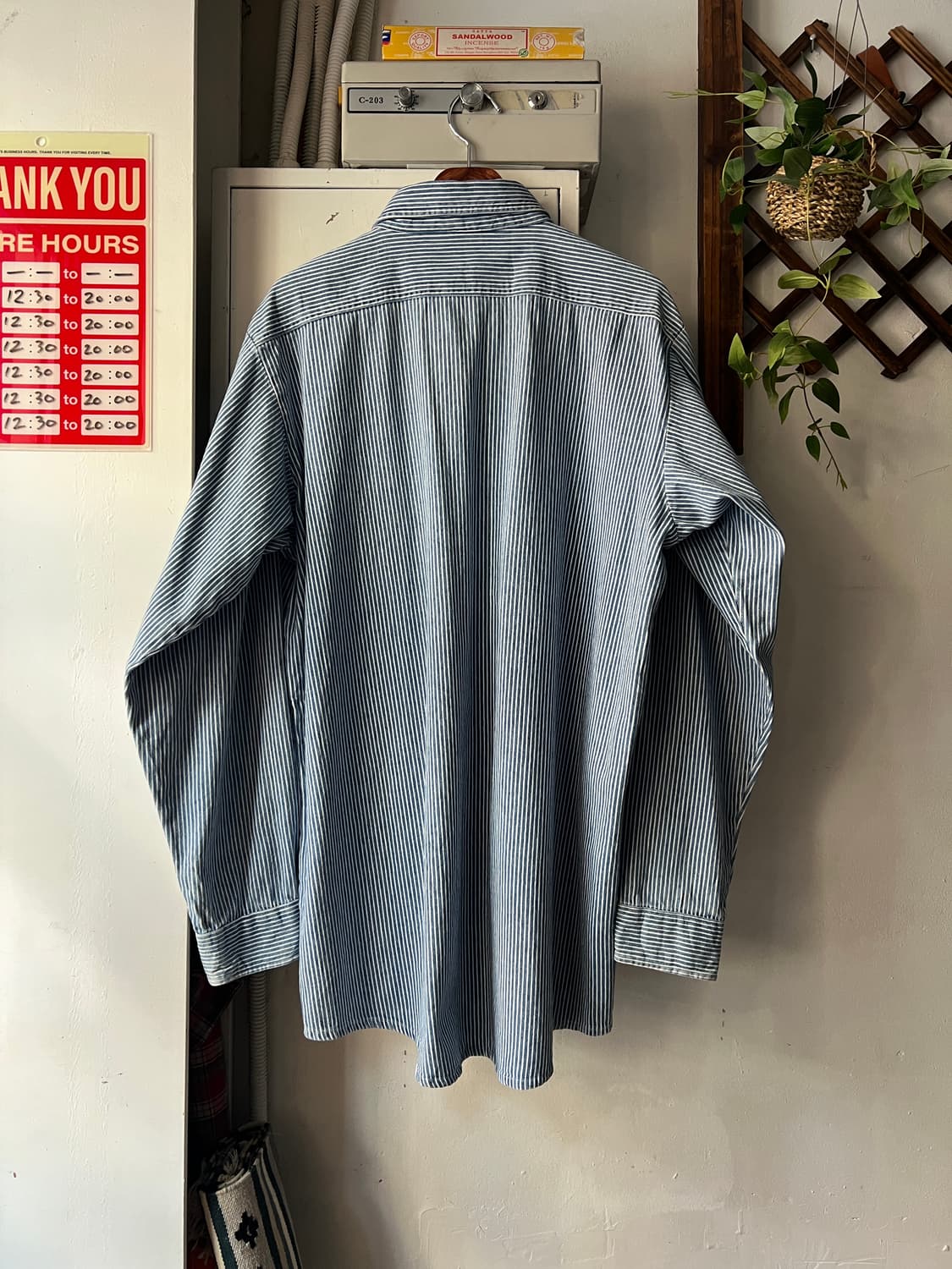 [L]90's OSH KOSH 오시코시 USA 히코리 워크 데님 셔츠 상품이미지6