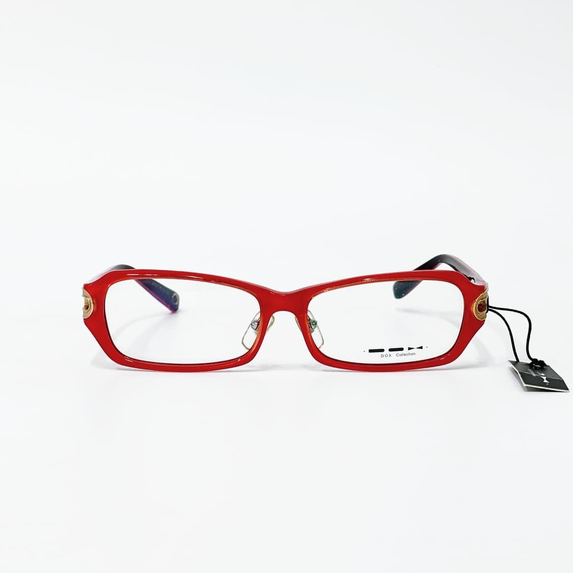 DOX 레드 뿔테 데드스탁 빈티지안경 상품이미지2