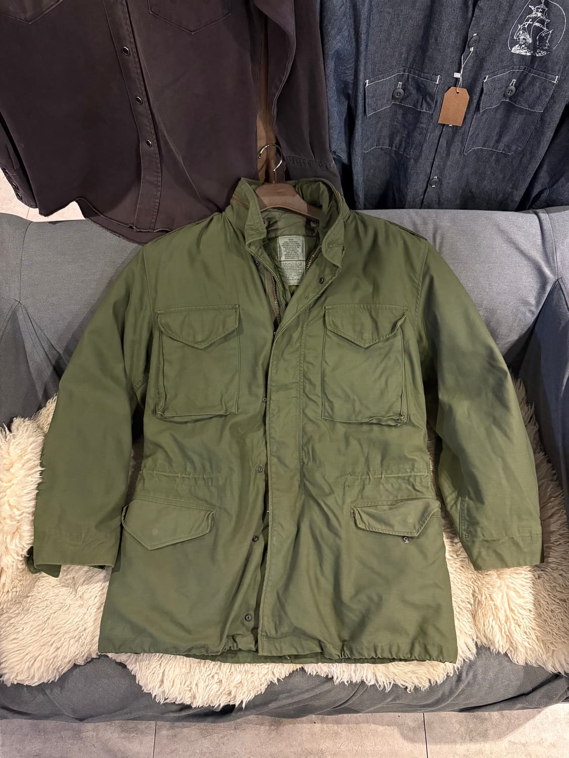 알파 인더스트리 70s 3세대  m65 필드자켓 미디움 롱 상품이미지1