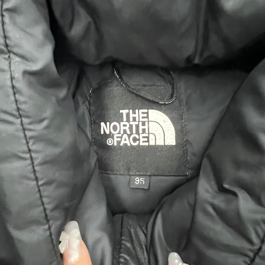 노스페이스 블랙 700 눕시 패딩 95 상품이미지2