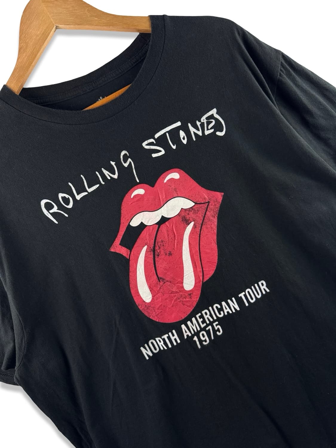 롤링스톤스 1975 북미투어 프린팅 밴드티셔츠2106 상품이미지4