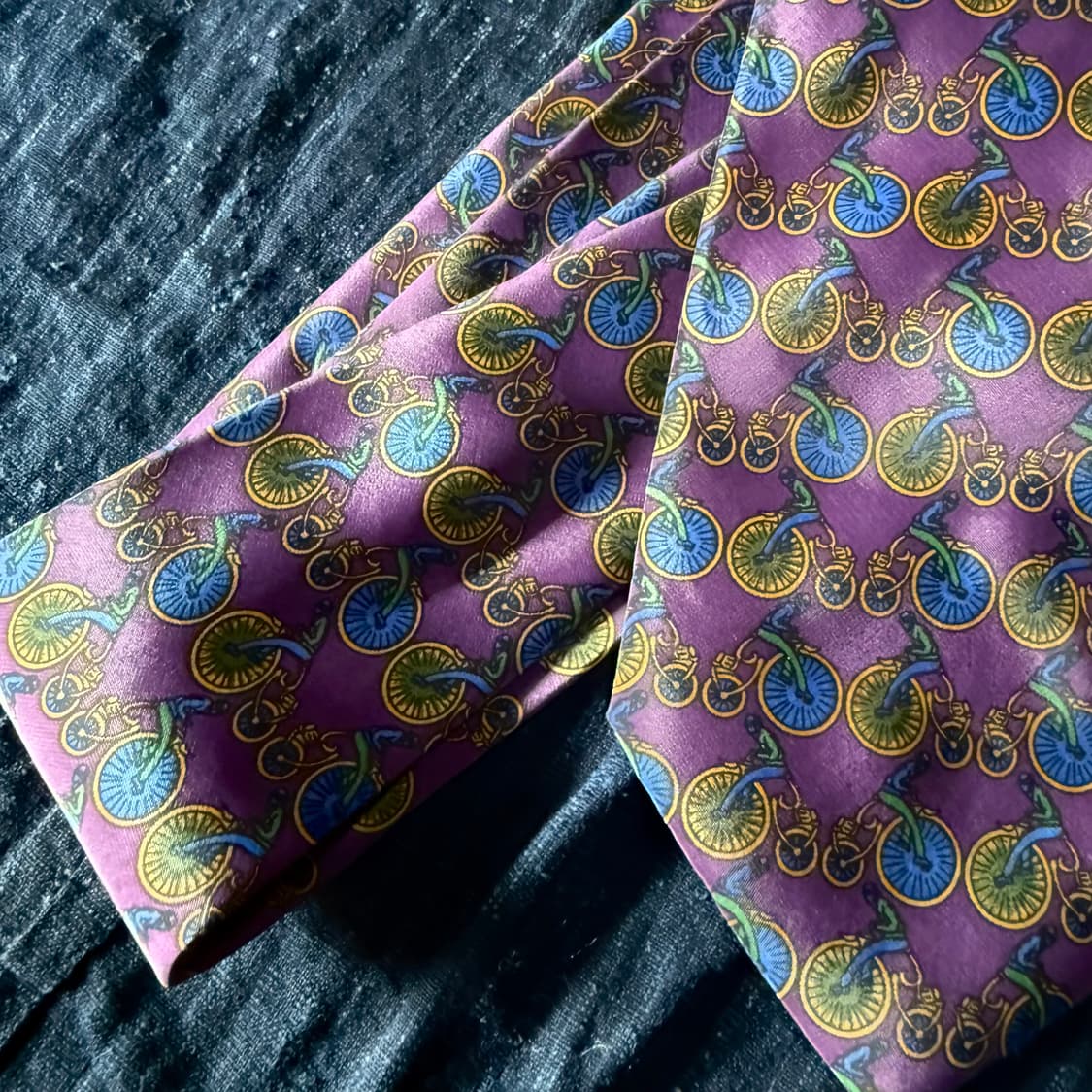 Yorn 벨로시패드 패턴 폴리 타이 상품이미지3