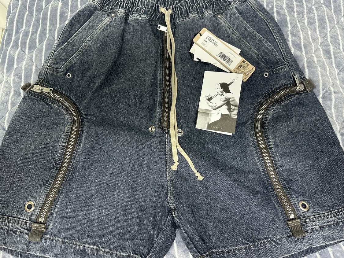 [L] 25fw 릭오웬스 바우하우스 데님 쇼츠 상품이미지1