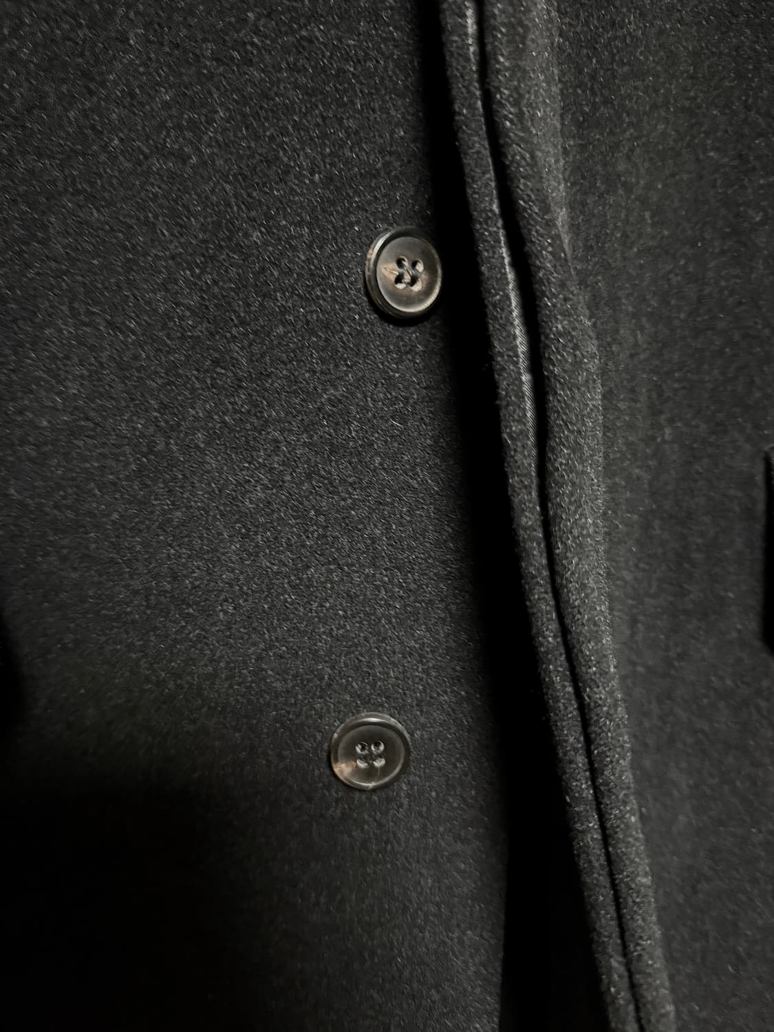 드리스반노튼 히든 밀리터리 헤비울 혼방 코트 상품이미지6