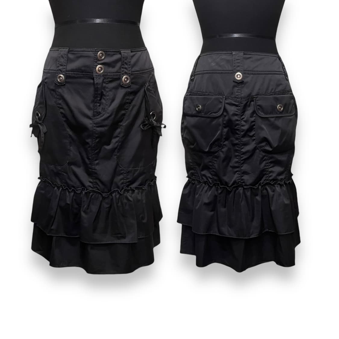 펑크 캉캉 다크 스커트 y07595 상품이미지1
