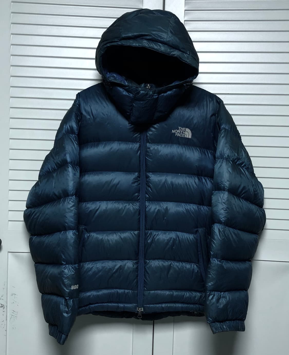 노스페이스 구스다운 패딩 자켓 빵빵 네이비 상품이미지1