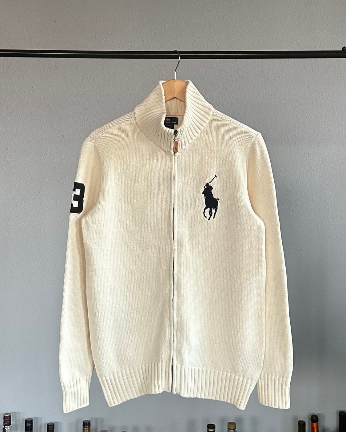[XL]폴로 랄프로렌 빅포니 니트 집업 상품이미지1