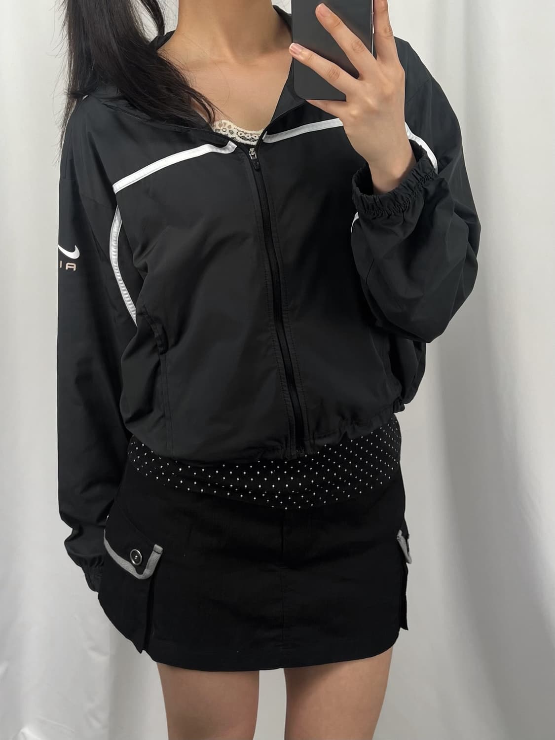 나이키 에어 여성 블랙 바람막이 상품이미지1