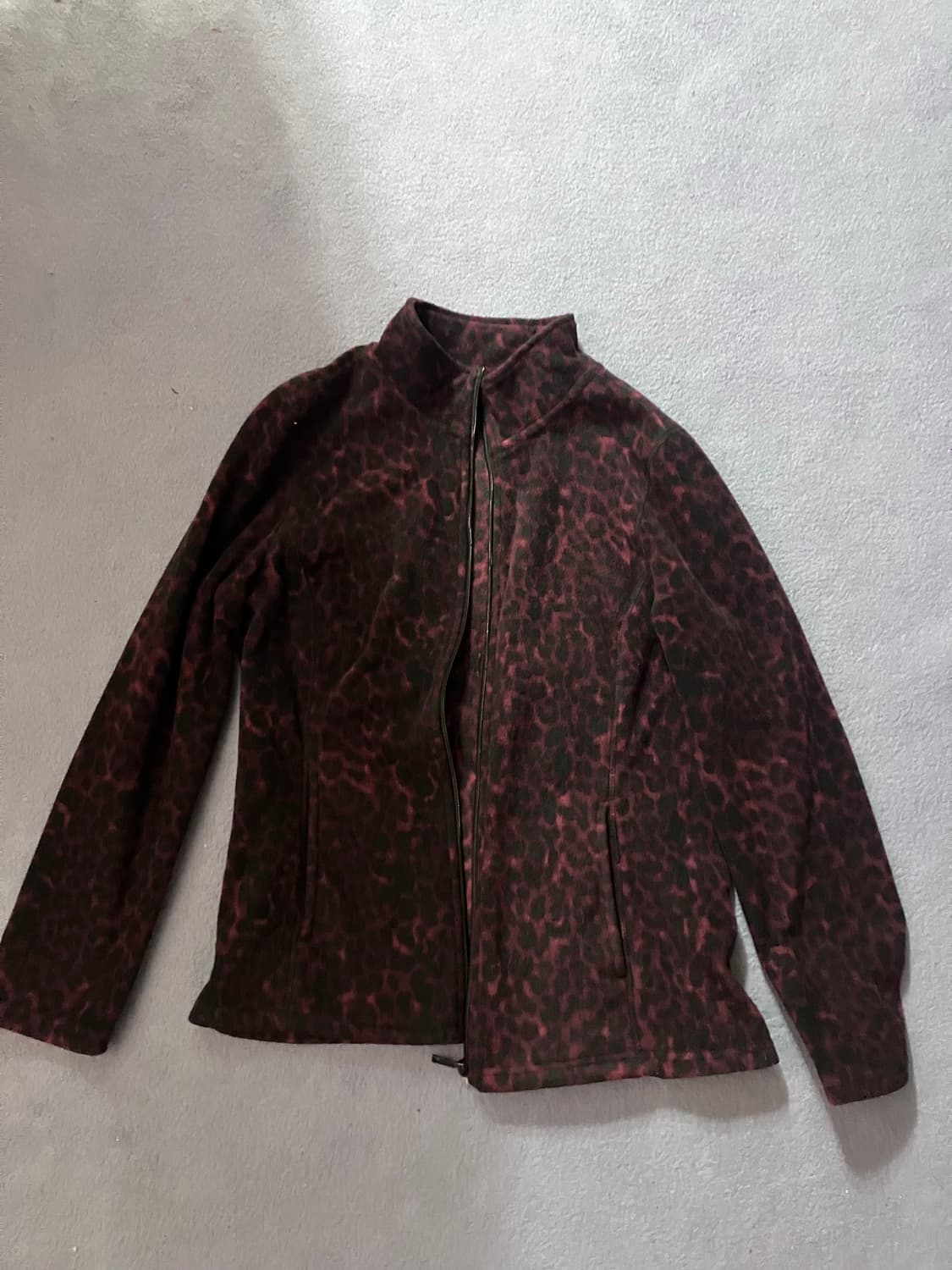 제시카 호피무늬 스웨터 집업 상품이미지5