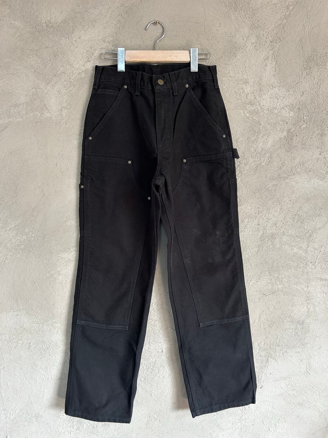 칼하트 더블니 블랙팬츠 상품이미지1