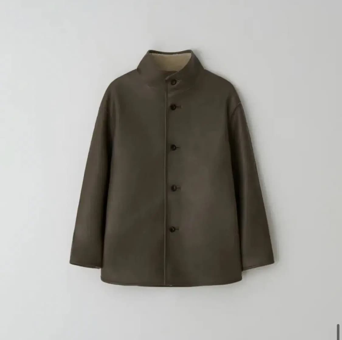 모이아 리버시블 무스탕 reversible fur coat (taupe) 상품이미지5